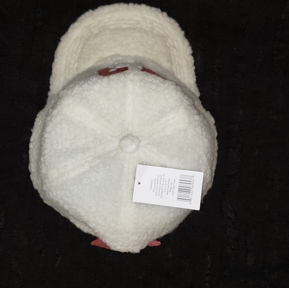 Adjustable Girls Faux Wool Fuzzy Baseball Cap Hat - Picture 5 of 13